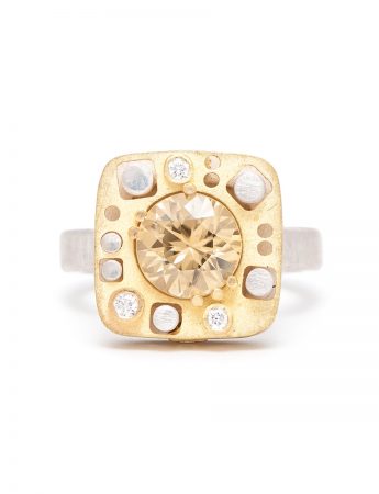 Quilter Ring – Yellow Zircon