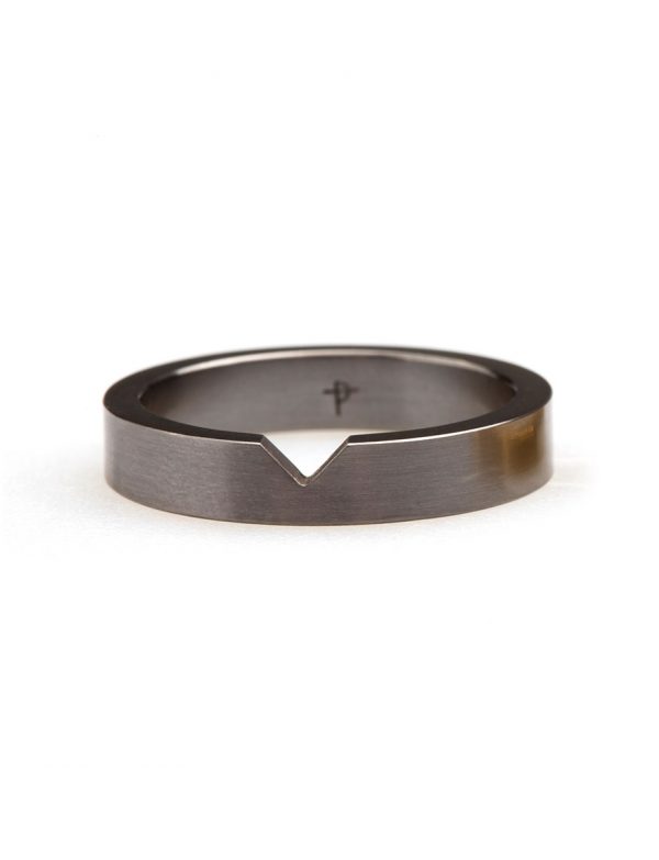 Triangle Stack Ring – Tantalum