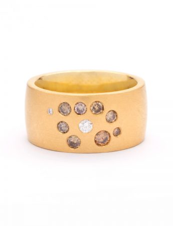 Dust Diamond Ring – Yellow Gold