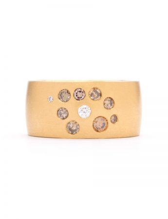 Dust Diamond Ring – Yellow Gold