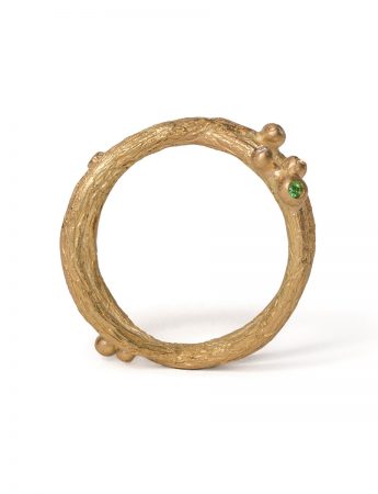 Arbres Cocons Ring – Garnet & Diamond
