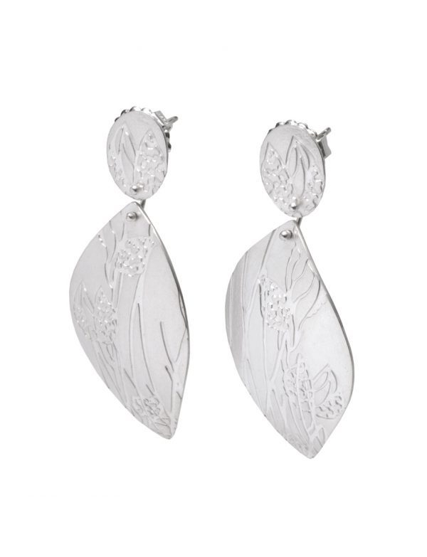 Hakea Earrings  – Silver