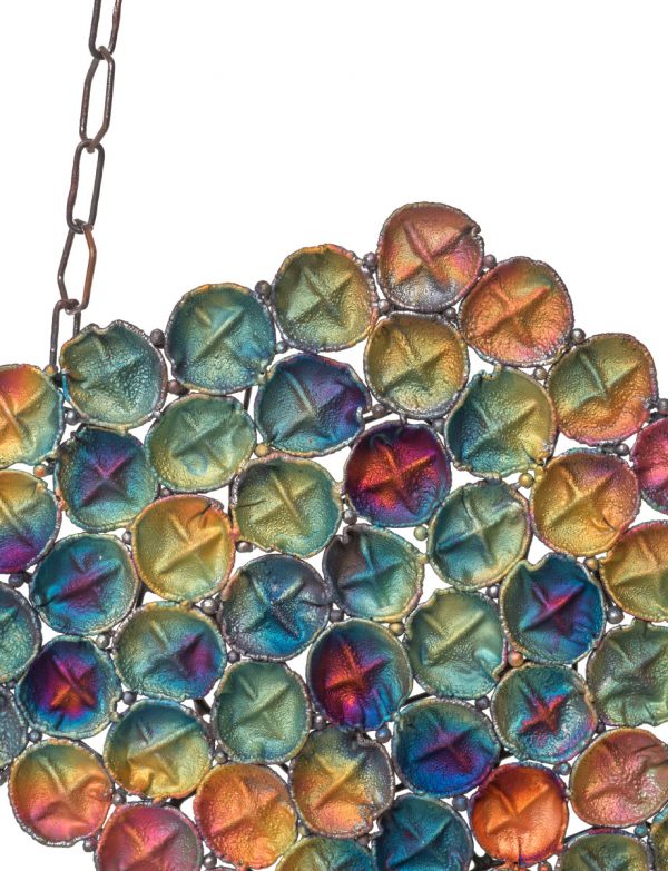 Shibuichi X Honeycomb Hexagon Necklace