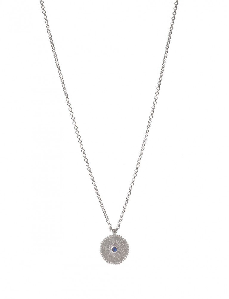 Silver Blue Sapphire Silver Star Necklace | e.g.etal | Melbourne