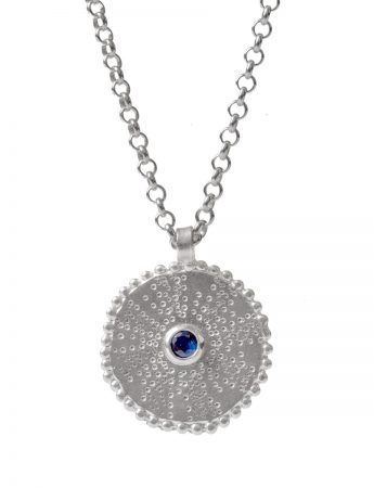 Silver Star Necklace – Sapphire