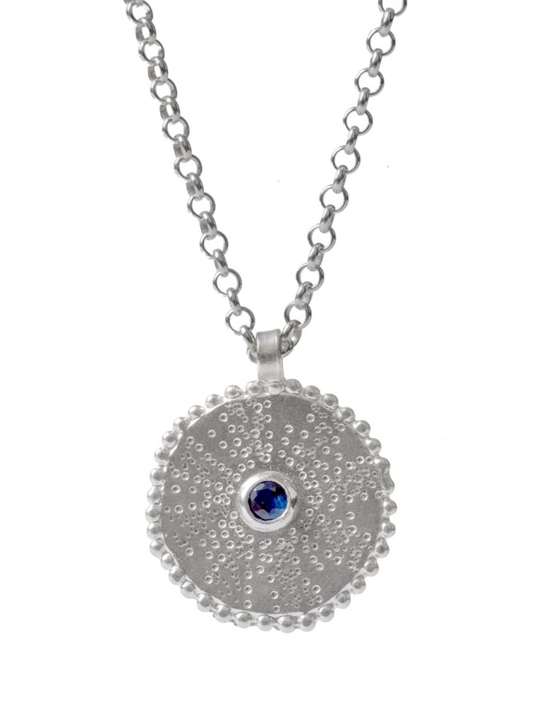 Silver Blue Sapphire Silver Star Necklace | e.g.etal | Melbourne