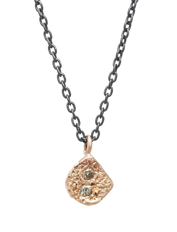 Textura Rosa Pendant Necklace