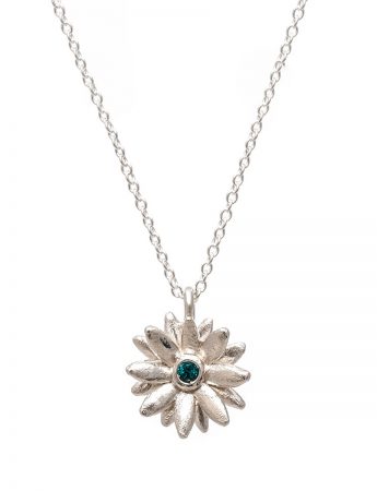 Daisy Star Necklace – Blue Sapphire