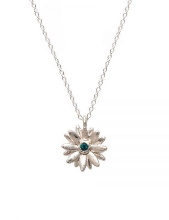 Daisy Star Necklace – Blue Sapphire