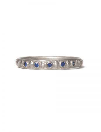 Sapphire Istanbul Ring – White Gold