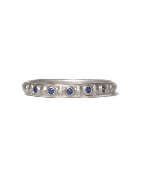 Sapphire Istanbul Ring – White Gold