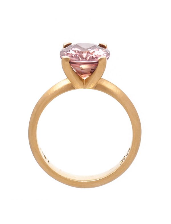 Poet’s Ring – Pink Zircon