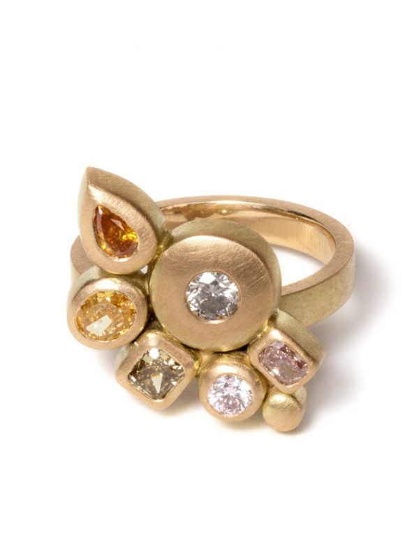 Songwriter Ring – Yellow Gold & Diamonds