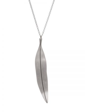 Eucalypt Leaf Necklace – Silver