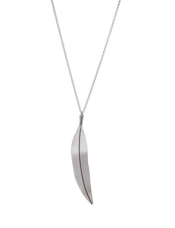 Eucalypt Leaf Necklace – Silver
