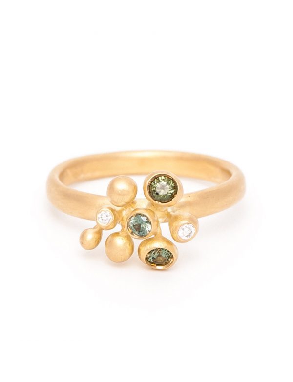 Snugglepois Ring – Sapphire & Diamond