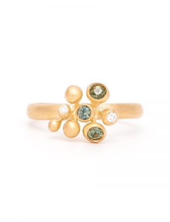 Snugglepois Ring – Sapphire & Diamond