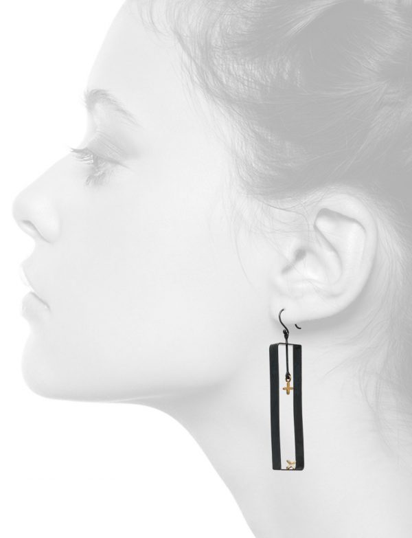 Love XO Rectangle Earrings