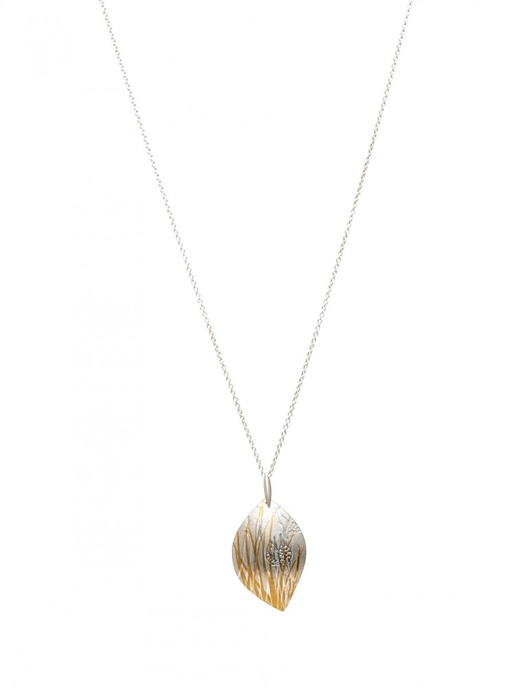 Bushland Necklace – Silver & Gold