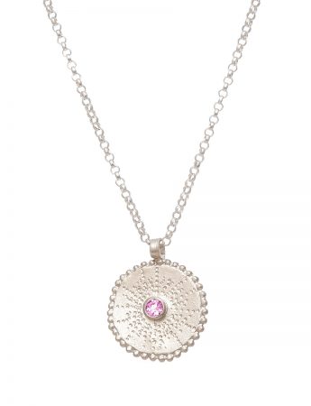 Silver Star Necklace – Pink Tourmaline