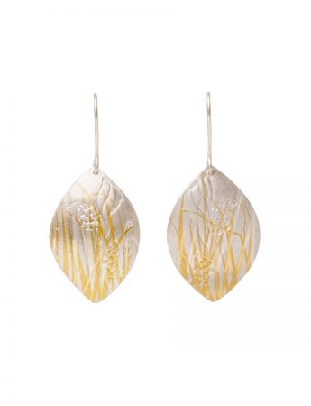 Bushland Earrings – Silver & Gold