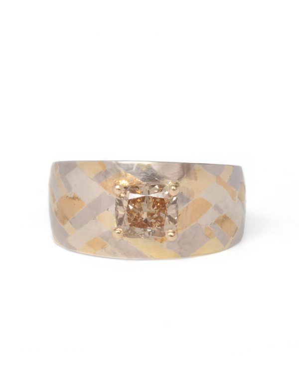 Budding Terrain Ring – Champagne Diamond