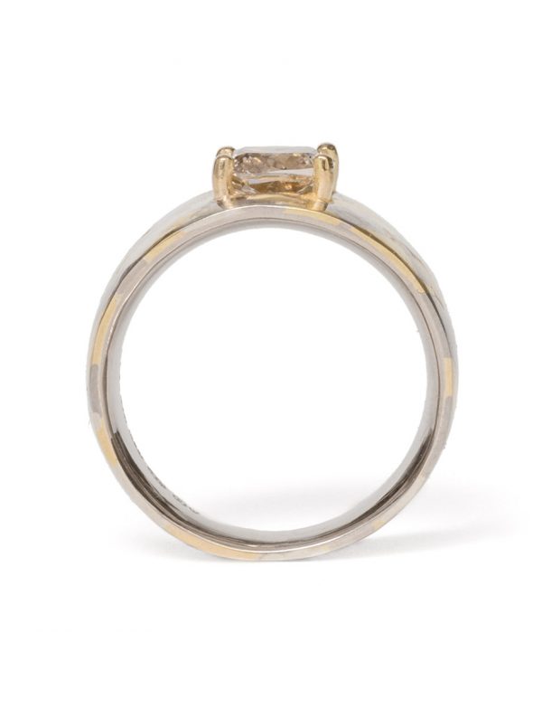 Budding Terrain Ring – Champagne Diamond