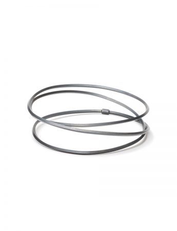 Coil Bangle – Black