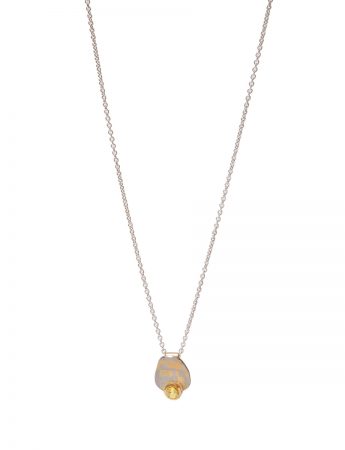 Guided Terrain Pendant Necklace – Yellow Sapphire