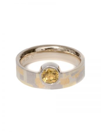 Guided Terrain Ring – Yellow Sapphire