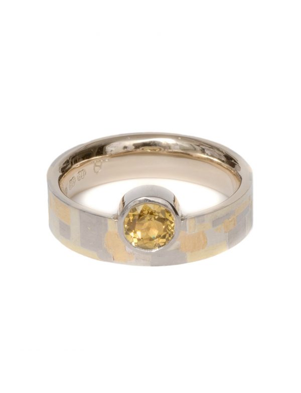 Guided Terrain Ring – Yellow Sapphire