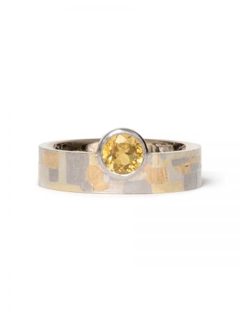 Guided Terrain Ring – Yellow Sapphire