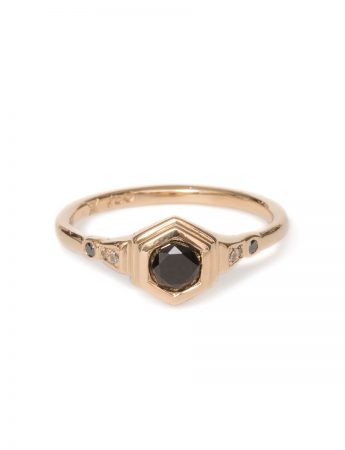 Hidden Depths Ring – Black Diamond