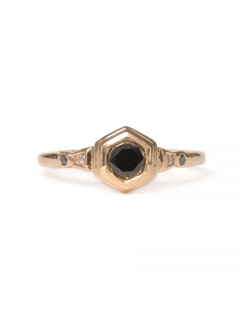 Hidden Depths Ring – Black Diamond