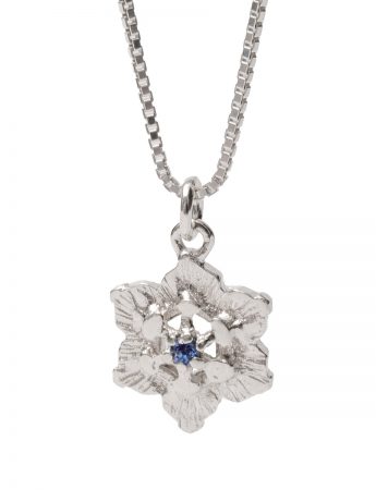 Molten Crystal Necklace – Blue Sapphire