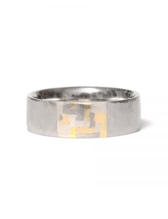 Sampled Terrain Ring – White Gold