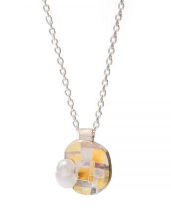 Coastal Terrain Pendant – Keshi Pearl