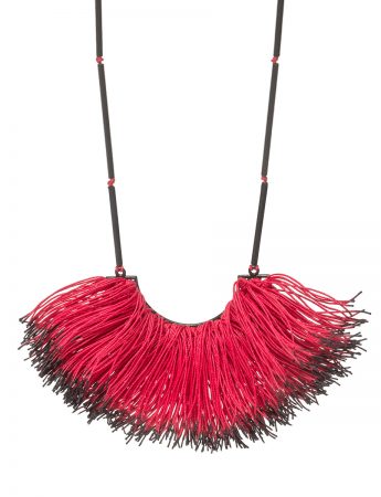 Eucalypt Stamen Necklace – Red & Black