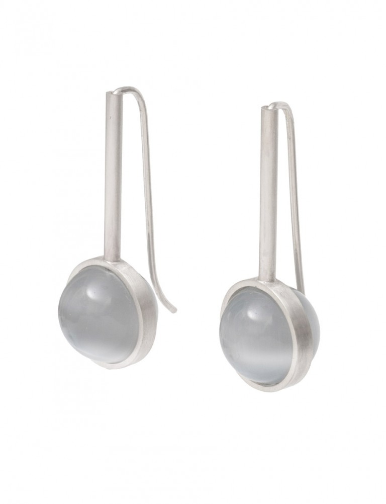 Chromatic Sphere Earrings – Grey