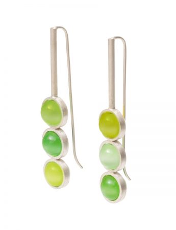 Chromatic Sphere Earrings – Green