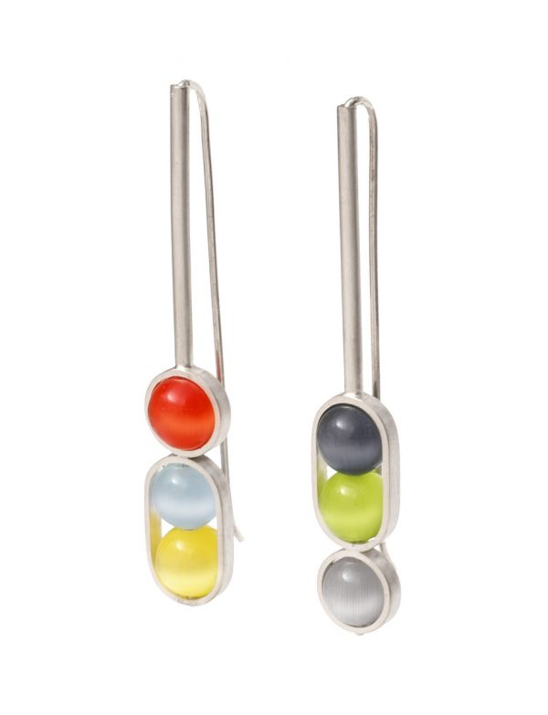 Chromatic Sphere Earrings – Multicolour