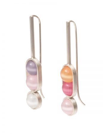 Chromatic Sphere Earrings – Pink