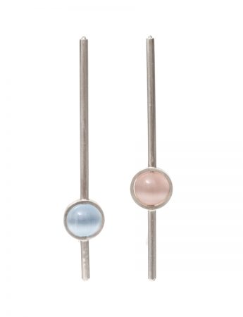 Chromatic Sphere Earrings – Pink & Blue