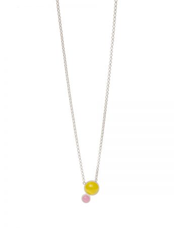 Planets Necklace – Yellow & Pink