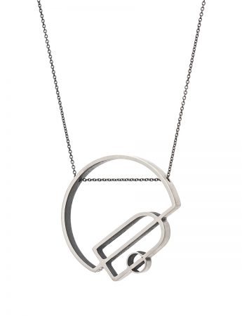 Intersected Arch Outline Necklace