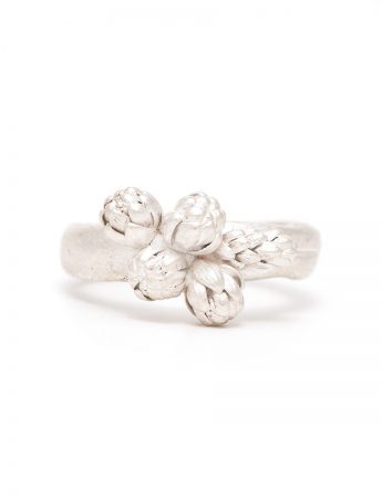 Norfolk Pine Five Cluster Ring – Silver