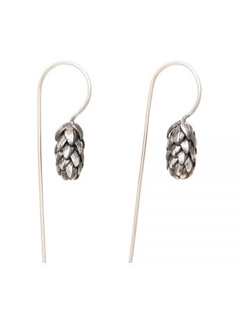 Norfolk Pine Hook Earrings – Grey