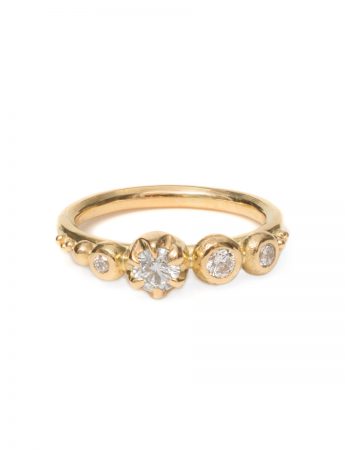 Balmoral Diamond Ring – Yellow Gold