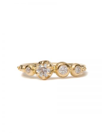 Balmoral Diamond Ring – Yellow Gold