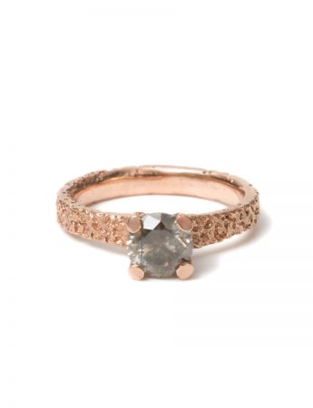 Smokey Diamond Ring – Rose Gold